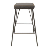 OSP Home Furnishings Mayson 26" Counter Stool Charcoal