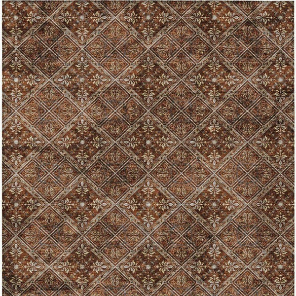 10 X 14 Geometric Polyester Area Rug Stain Resistant for Indoor Outdoor Living