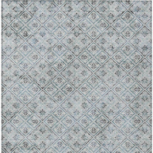 10 Ft X 14 Ft Geometric Polyester Area Rug Washable Indoor Outdoor Patio Accent