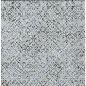 10 Ft X 14 Ft Geometric Polyester Area Rug Washable Indoor Outdoor Patio Accent
