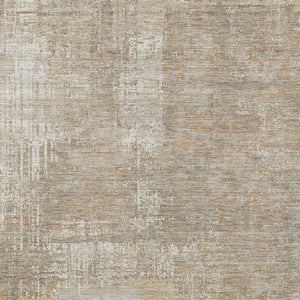 8x10 Ivory Blue Abstract Polyester Area Rug Washable for Indoor Outdoor Use