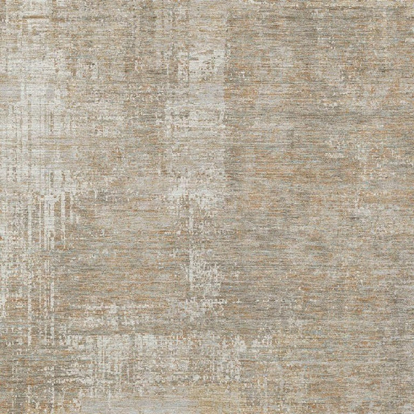 8x10 Ivory Blue Abstract Polyester Area Rug Washable for Indoor Outdoor Use