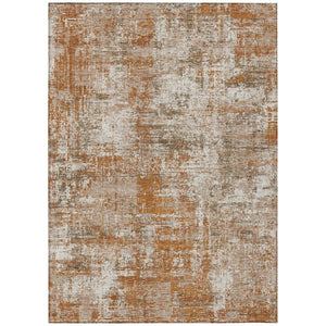 HomeRoots 5 X 8 Abstract Polyester Area Rug Washable for Patio Porch Poolside and Living Room 736847