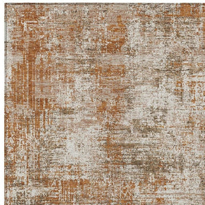 5 X 8 Abstract Polyester Area Rug Washable for Patio Porch Poolside and Living Room
