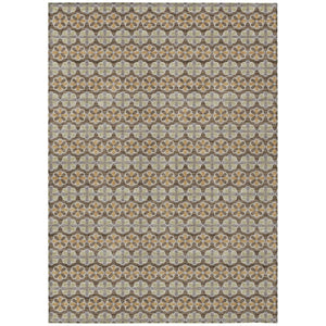 HomeRoots 10 X 14 Stripe Polyester Indoor Outdoor Area Rug Stain Resistant for Patio 736893