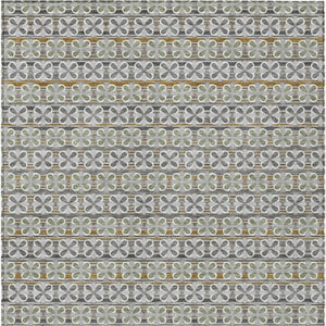 10 Ft X 14 Ft Striped Polyester Area Rug Washable for Indoor Outdoor Spaces