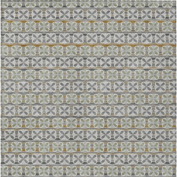 10 Ft X 14 Ft Striped Polyester Area Rug Washable for Indoor Outdoor Spaces