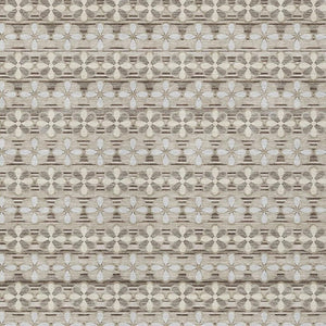 5 X 8 Ivory Blue Stripe Polyester Area Rug Washable Stain Resistant Indoor Outdoor