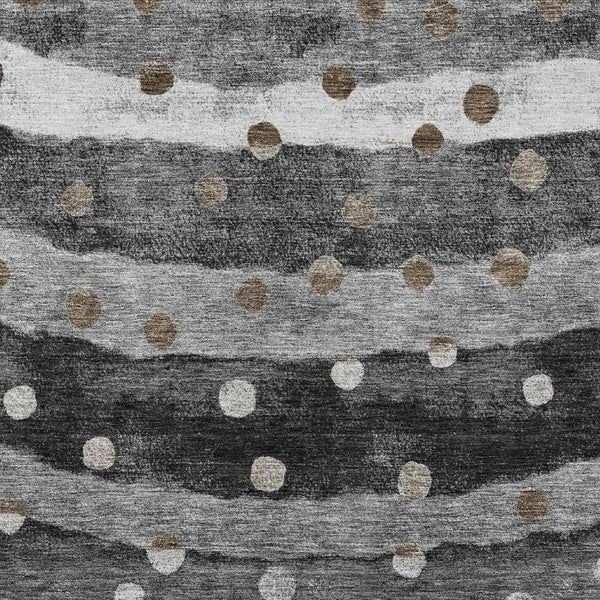 5x8 Striped Polyester Area Rug Washable Indoor Outdoor for Patio and Living Room