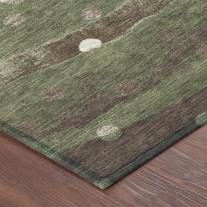 10 Ft X 14 Ft Striped Polyester Area Rug Washable Stain Resistant for Patio