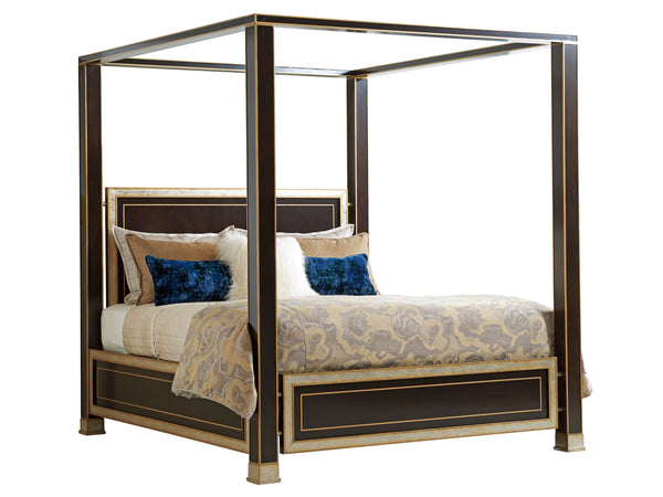 Lexington St. Regis Poster Bed - Luxe Transitional Design With Elegant Gold Accents, Perfect For Modern Interiors Ritz  736-175c