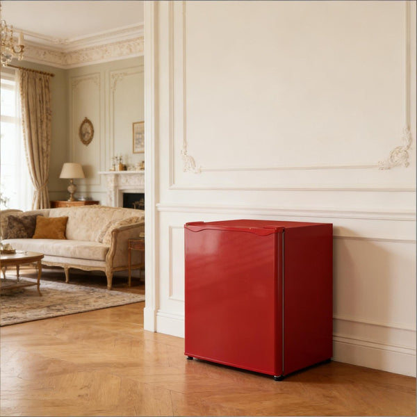 English Elm Compact Two Zone Mini Fridge with Freezer for Dorm Office or Apartment Use T3971P473045