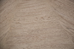 English Elm 1pc Coffee Table Modern Square Cocktail Table 42" with Lower Shelf, Casters for Easy Mobility and Style Oak 46 L x 46 W x 9 H B2741P360629