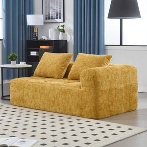 English Elm United Chenille Loveseat Sofa - Cozy Modular Sleeper For Small Spaces, Modern Comfort & Style W1568P255142-GIGA