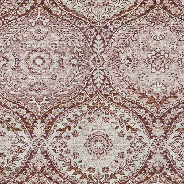 8 X 10 Ogee Washable Polyester Area Rug for Indoor Outdoor Patio Porch Use