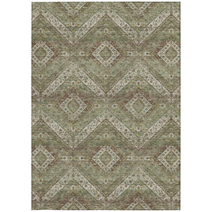 9 X 12 Tribal Polyester Area Rug Stain Resistant Washable for Indoor Outdoor Use