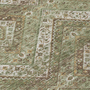 9 X 12 Tribal Polyester Area Rug Stain Resistant Washable for Indoor Outdoor Use