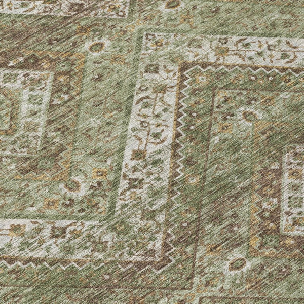 9 X 12 Tribal Polyester Area Rug Stain Resistant Washable for Indoor Outdoor Use
