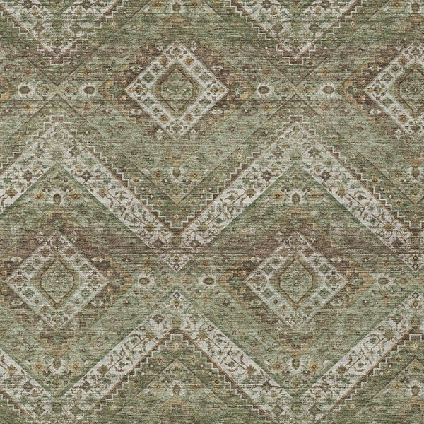 10 X 14 Tribal Polyester Indoor Outdoor Rug Stain Resistant Washable Patio Accent