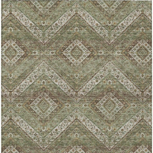 10 X 14 Tribal Polyester Indoor Outdoor Rug Stain Resistant Washable Patio Accent