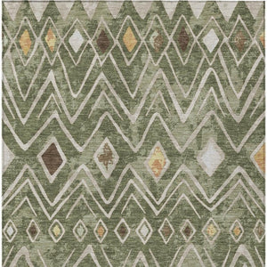 5 X 8 Geometric Polyester Area Rug for Indoor Outdoor Patios and Living Rooms