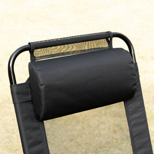 English Elm Outsunny Folding Patio Chairs Set Of 2, Adjustable Sling Back Outdoor Chairs For Comfort & Versatility W2225P200724-GIGA