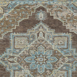 9x12 Oriental Polyester Area Rug Stain Resistant Indoor Outdoor Living Room Patio