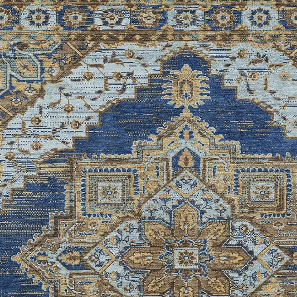 8 X 10 Oriental Polyester Area Rug Washable Indoor Outdoor Stain Resistant Design