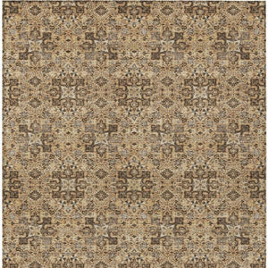 10 X 14 Oriental Polyester Area Rug Washable Indoor Outdoor Stain Resistant Patio