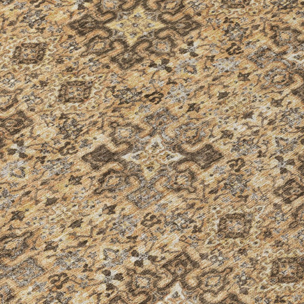 10 X 14 Oriental Polyester Area Rug Washable Indoor Outdoor Stain Resistant Patio