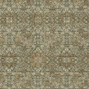 8x10 Oriental Polyester Area Rug Washable Indoor Outdoor Ivory Olive Patio