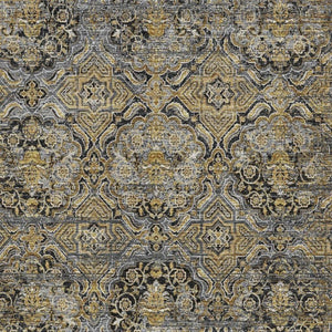10 X 14 Floral Polyester Indoor Outdoor Rug Stain Resistant for Patio and Living Room