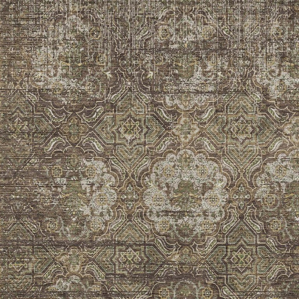 5x8 Floral Polyester Area Rug Washable Stain Resistant Indoor Outdoor Patio