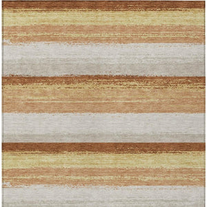 8 X 10 Striped Polyester Indoor Outdoor Area Rug Stain Resistant Washable Design