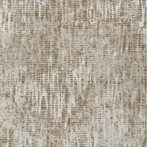 5x8 Abstract Beige Brown Washable Polyester Rug for Indoor Outdoor Living Spaces