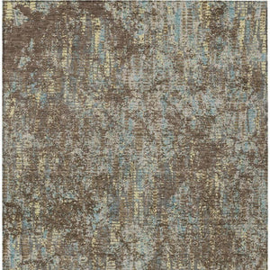 10 Ft X 14 Ft Abstract Polyester Area Rug Washable Indoor Outdoor Patio Living Room