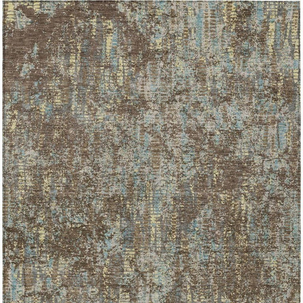 10 Ft X 14 Ft Abstract Polyester Area Rug Washable Indoor Outdoor Patio Living Room