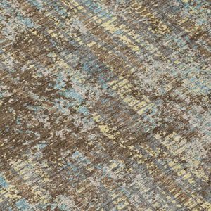 10 Ft X 14 Ft Abstract Polyester Area Rug Washable Indoor Outdoor Patio Living Room