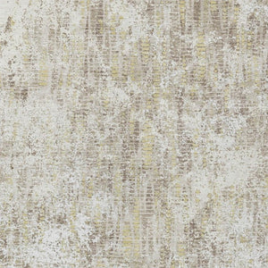 8x10 Ivory Blue Abstract Polyester Area Rug Washable for Indoor Outdoor Spaces