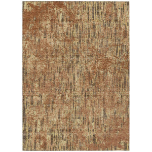 HomeRoots 9 X 12 Abstract Polyester Area Rug Stain Resistant Indoor Outdoor Patio Living Room 737637