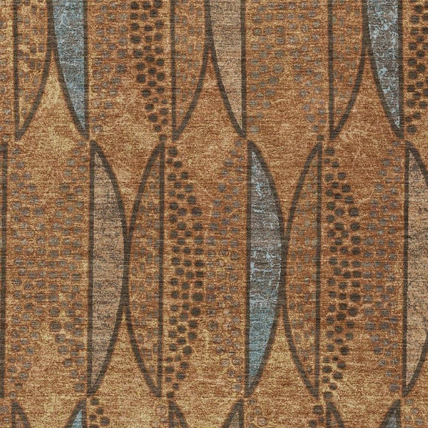 8 X 10 Geometric Polyester Indoor Outdoor Rug Washable Stain Resistant Patio