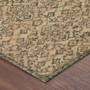 8x10 Oriental Polyester Area Rug Stain Resistant for Patio Porch or Living Room