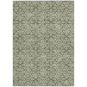 5x8 Oriental Indoor Outdoor Area Rug Stain Resistant Polyester Patio or Living Room
