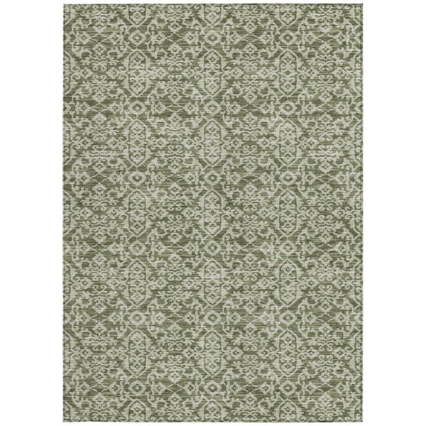 5x8 Oriental Indoor Outdoor Area Rug Stain Resistant Polyester Patio or Living Room