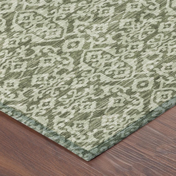 5x8 Oriental Indoor Outdoor Area Rug Stain Resistant Polyester Patio or Living Room