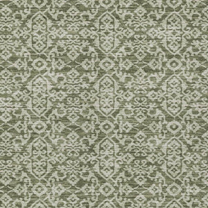 8x10 Oriental Polyester Area Rug Stain Resistant Indoor Outdoor Olive Brown Patio