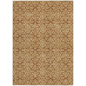 8 Ft X 10 Ft Oriental Polyester Area Rug Washable Indoor Outdoor Stain Resistant