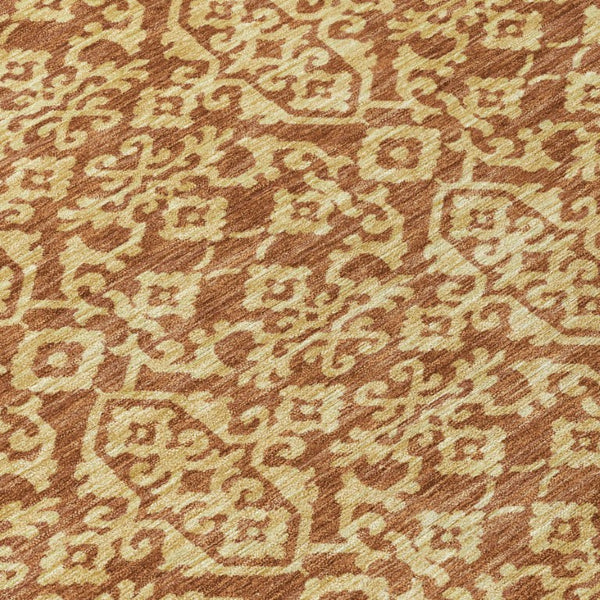 8 Ft X 10 Ft Oriental Polyester Area Rug Washable Indoor Outdoor Stain Resistant