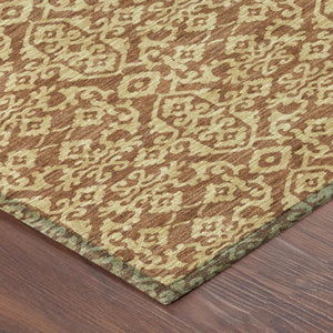 9x12 Oriental Polyester Area Rug Washable Stain Resistant Indoor Outdoor Patio Use
