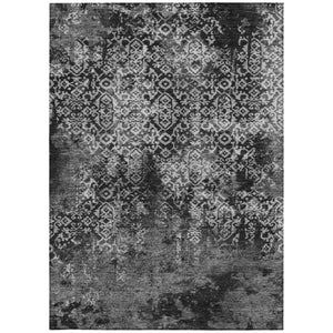 5x8 Oriental Polyester Area Rug Washable Stain Resistant Indoor Outdoor Patio Decor